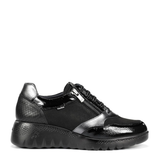 CASUAL CUÑA ELASTICOS NEGRO F2248