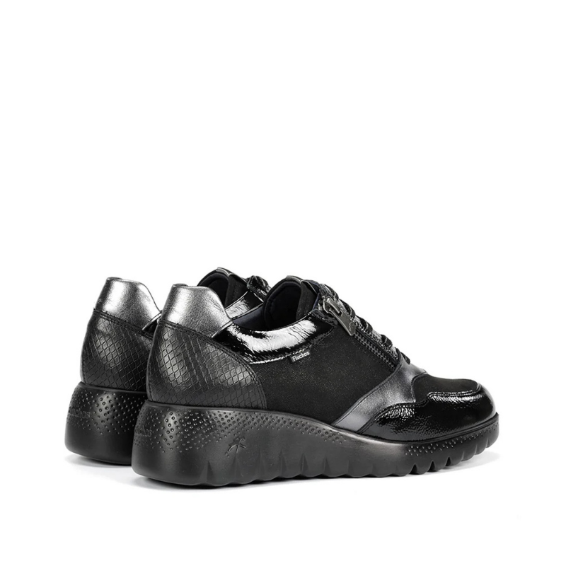 CASUAL CUÑA ELASTICOS NEGRO F2248