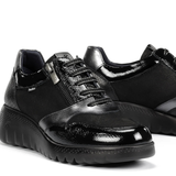 CASUAL CUÑA ELASTICOS NEGRO F2248