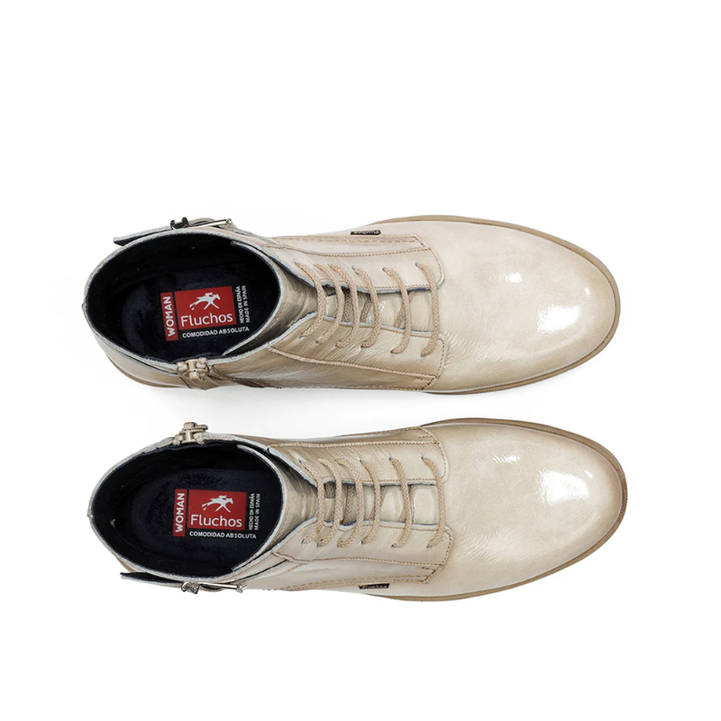 BOTIN CORDON CHAROL BEIGE F2107