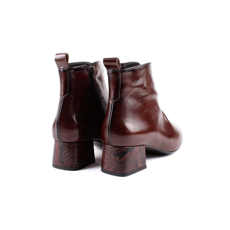 BOTIN RABAT MARRON SERPIENTE RABAT7