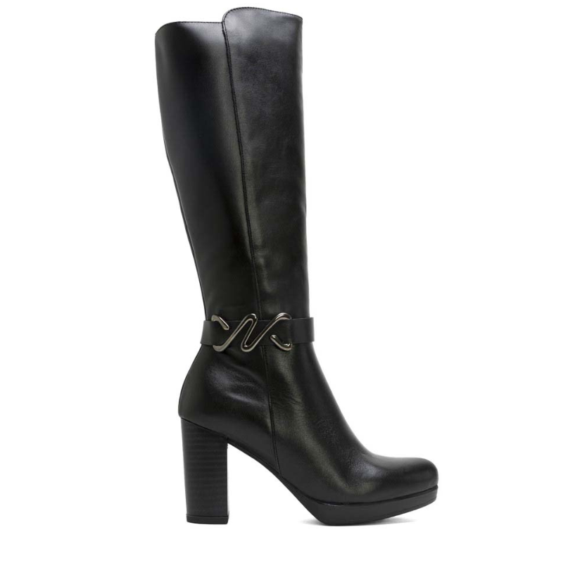 BOTA APLIQUE NEGRO 6955