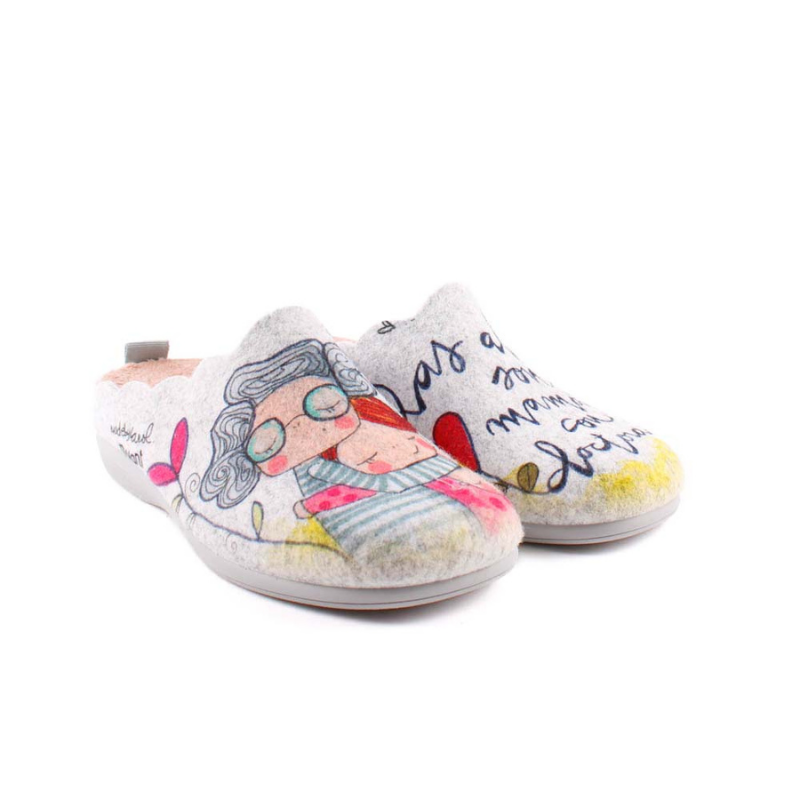 ZAPATILLA CASA ABUELA GRIS 222325