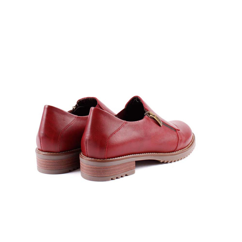 ZAPATO CREMALLERA BURDEOS 2301