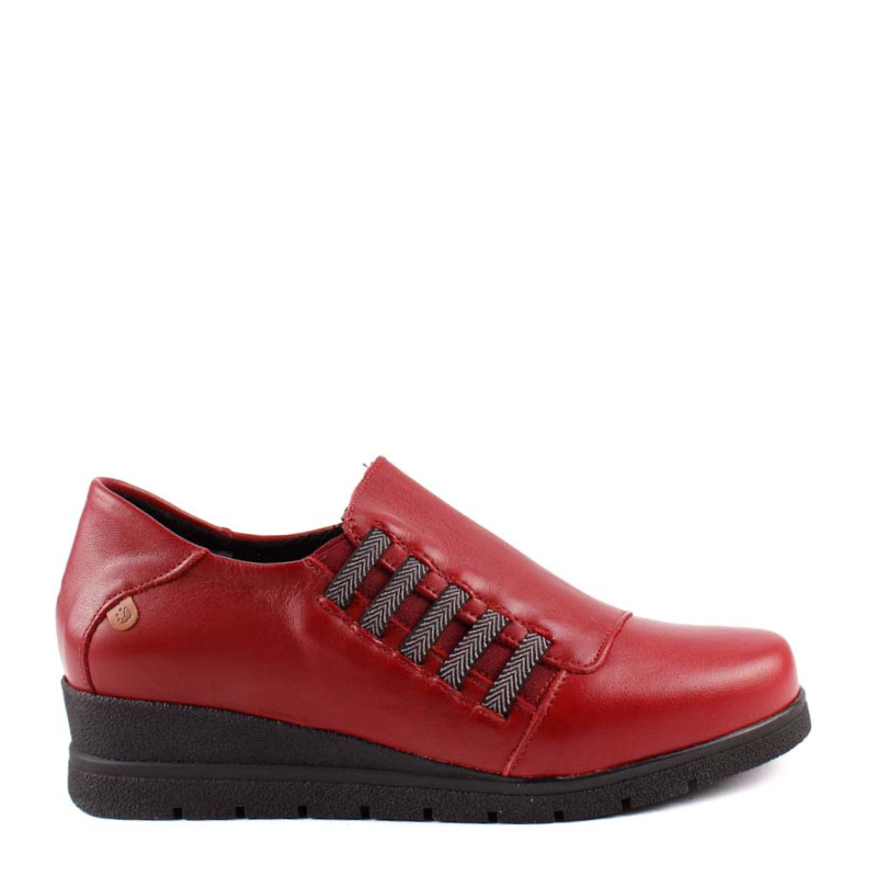 MOCASIN ELASTICOS BURDEOS 9500