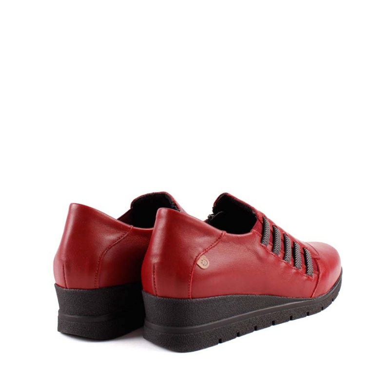 MOCASIN ELASTICOS BURDEOS 9500