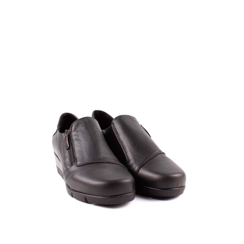 MOCASIN CREMALLERA NEGRO 9510