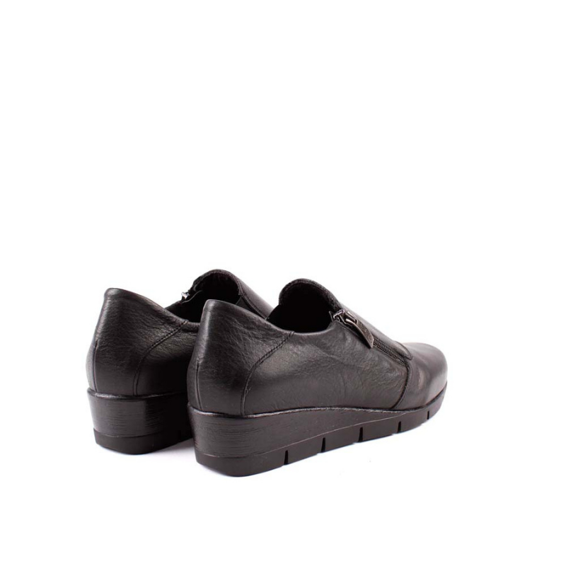MOCASIN CREMALLERA NEGRO 9510