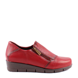 MOCASIN CREMALLERA BURDEOS 9510
