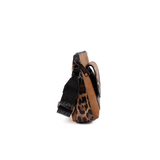 BANDOLERA LEOPARDO MARRON