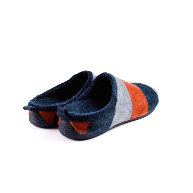 ZAPATILLA CASA BANDAS MARINO 1600-375