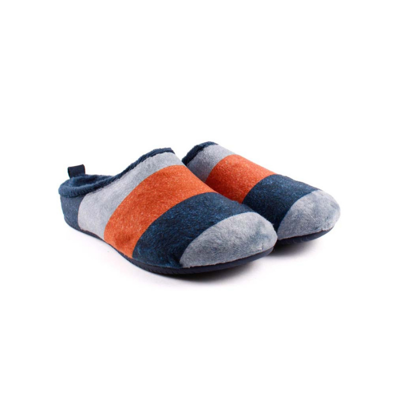 ZAPATILLA CASA BANDAS MARINO 1600-375