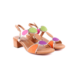 SANDALIA CIRCULOS ALMOND COMB 28230