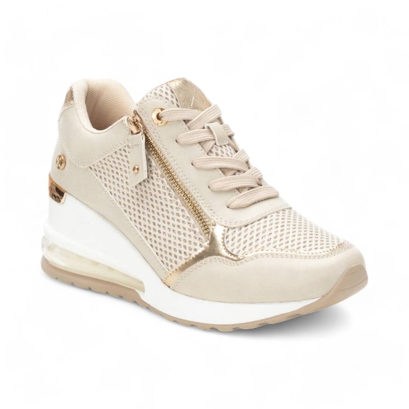 SNEAKER CUÑA AIR BEIGE 142573