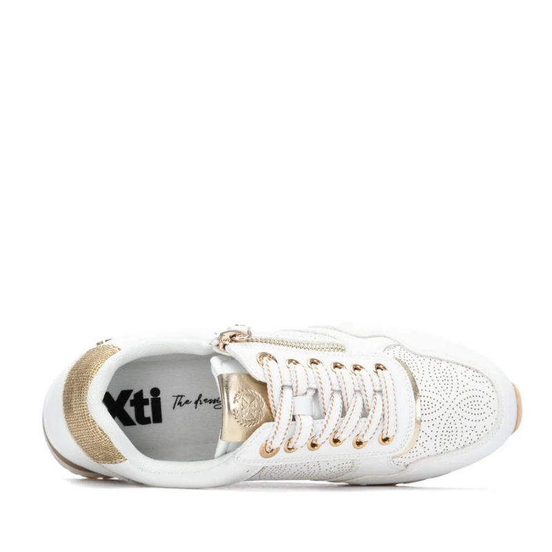 SNEAKER PICADOS CREMALLERA BLANCO 145163
