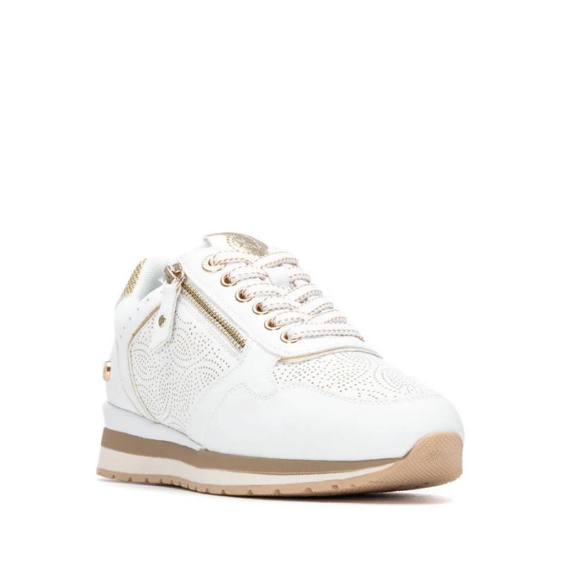 SNEAKER PICADOS CREMALLERA BLANCO 145163