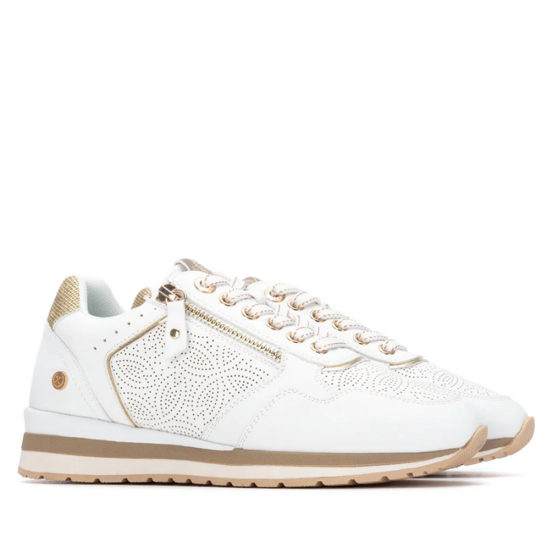 SNEAKER PICADOS CREMALLERA BLANCO 145163