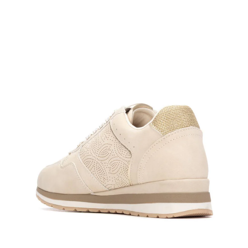 SNEAKER PICADOS CREMALLERA BEIGE 145163
