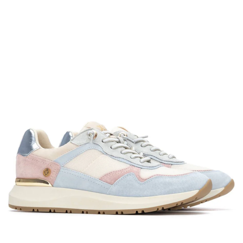 SNEAKER CORDON COMBI CELESTE 145202