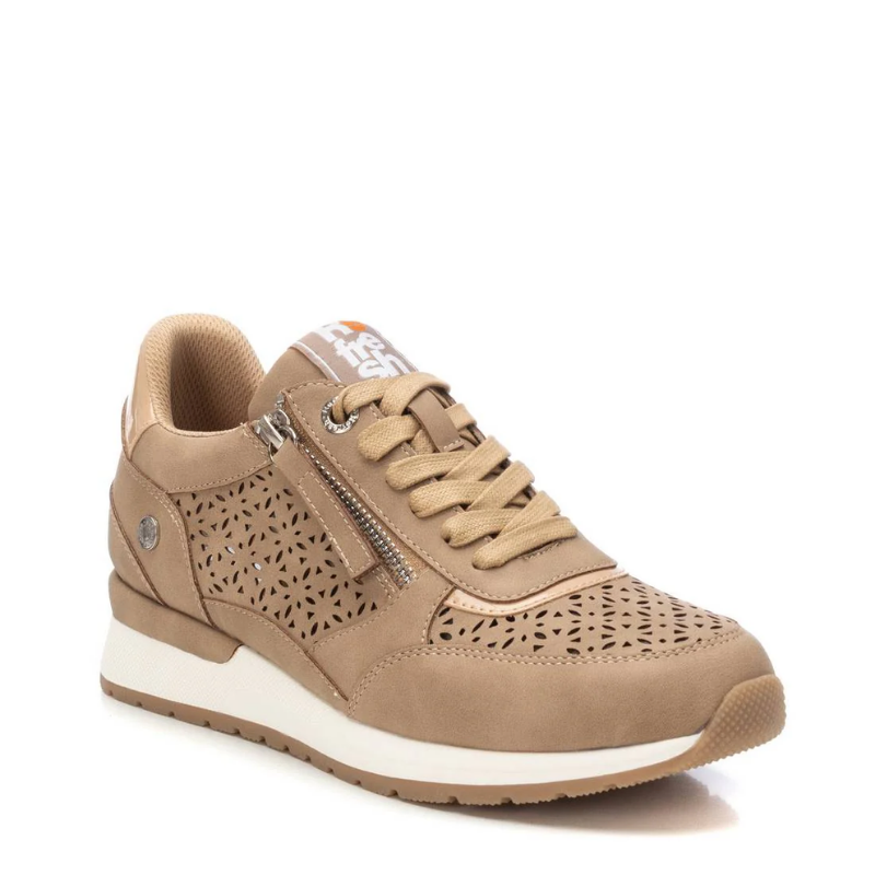 SNEAKER CALADO CREMALLERA BEIGE 172789