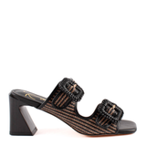 SANDALIA DOBLE HEBILLA NEGRO 85868C