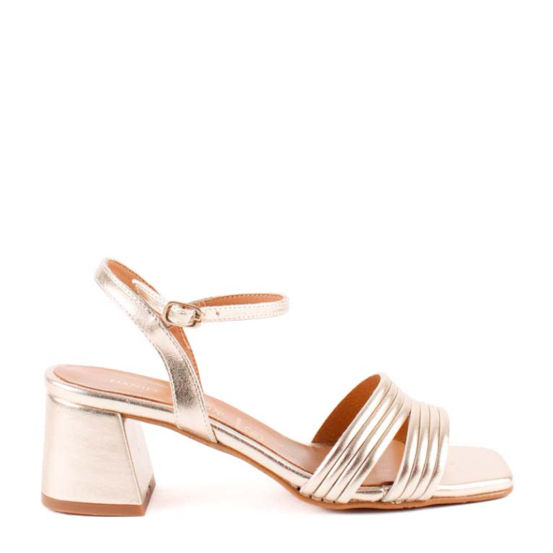 SANDALIA PALA HEBILLA PLATINO 2437D