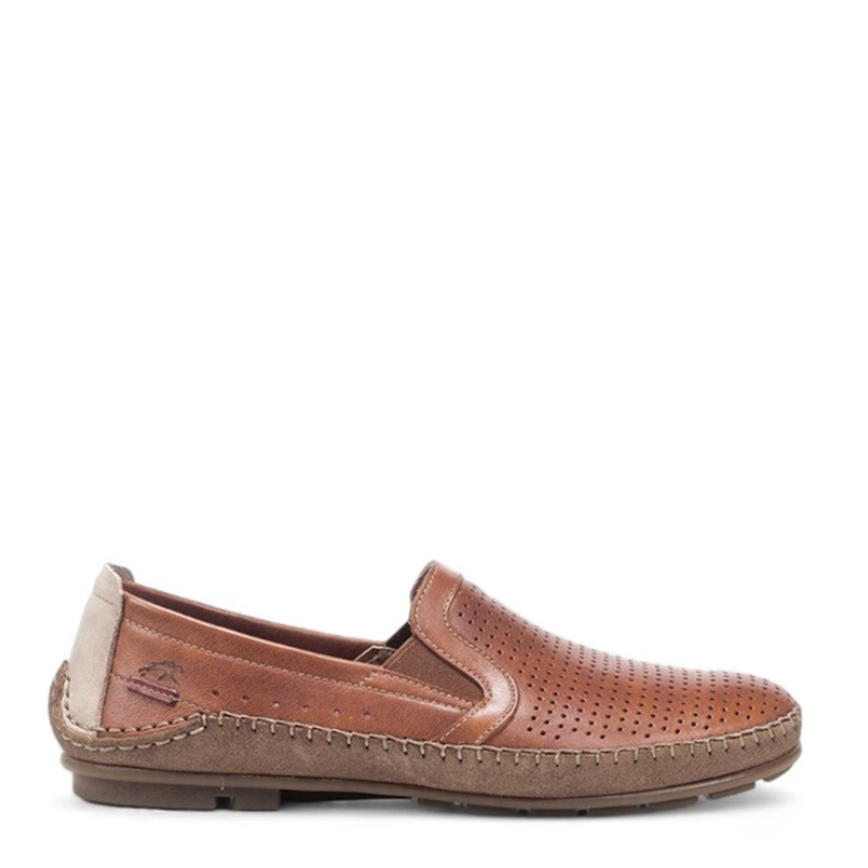 MOCASIN PICADO CUERO F1177