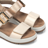 SANDALIA HEBILLA PLATINO F2166