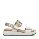 SANDALIA HEBILLA PLATINO F2166