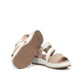 SANDALIA VELCROS TAUPE F2165