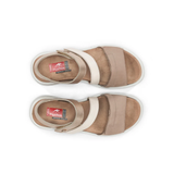 SANDALIA VELCROS TAUPE F2165