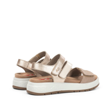 SANDALIA VELCROS TAUPE F2165