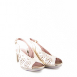SANDALIA SALON PICO ORO 10532