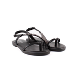 SANDALIA MONEDAS NEGRO 1181