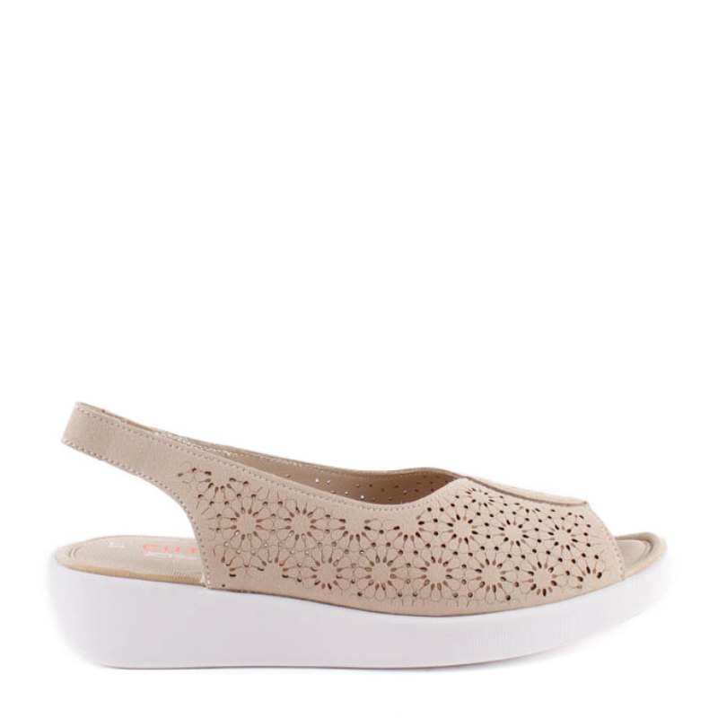 SANDALIA LASER PLATINO 38476