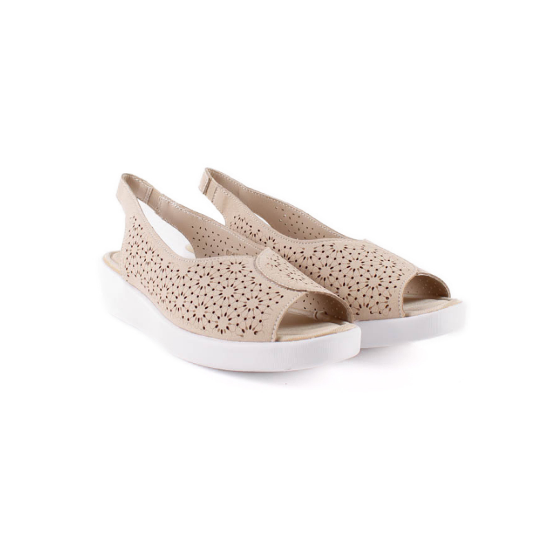 SANDALIA LASER PLATINO 38476