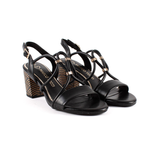 SANDALIA TIRAS NEGRO 28311