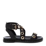 SANDALIA OJETES NEGRO 162389