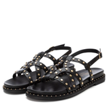 SANDALIA PLANA TACHAS NEGRO 162392