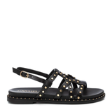 SANDALIA PLANA TACHAS NEGRO 162392