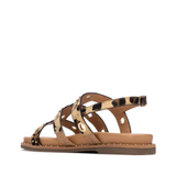 SANDALIA OJETES LEOPARDO 163208