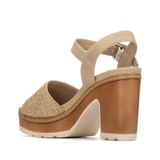 SANDALIA TACON RAFIA TAUPE 175281