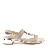 SANDALIA APLIQUE ORO 145493