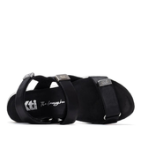 SANDALIA CUÑA VELCROS NEGRO 145254
