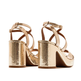 SANDALIA PITON CHAMPAGNE 56649