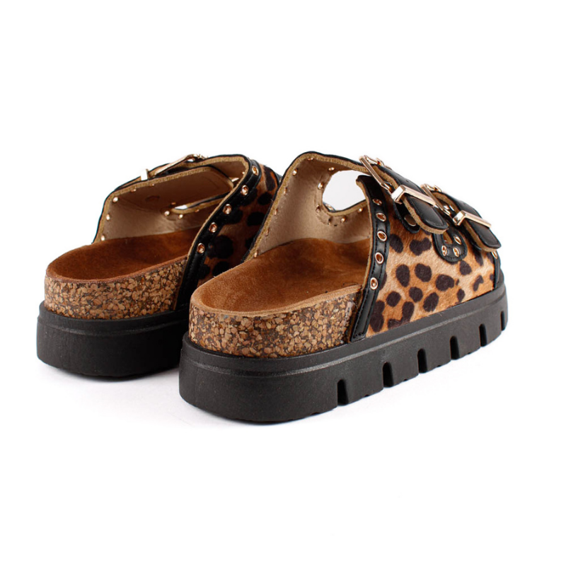 BIO DOBLE HEBILLA LEOPARDO 27-3052