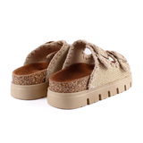 BIO DOBLE HEBILLA TEJIDO CAMEL 27-3049