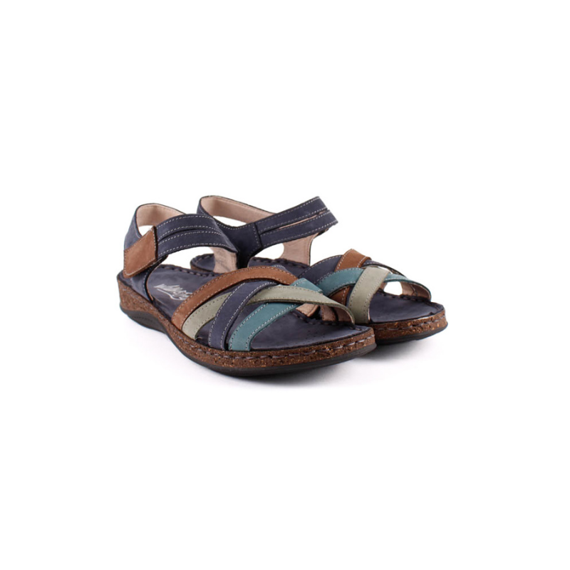 SANDALIA VELCRO BLU 43170
