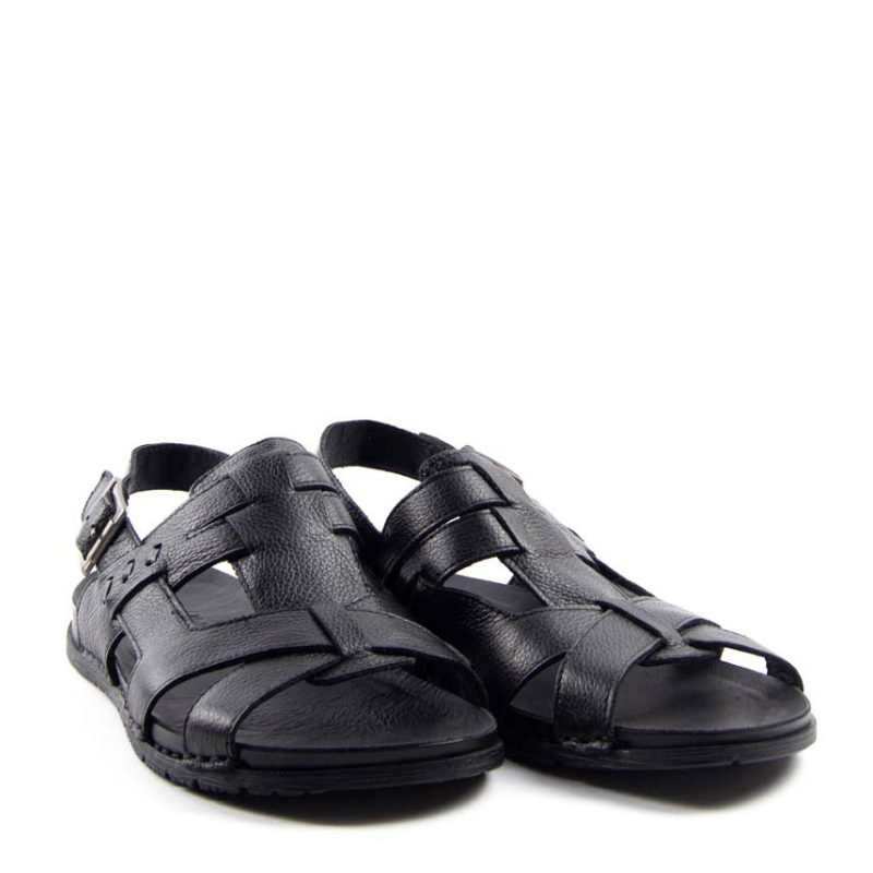 SANDALIA HEBILLA TRAS NEGRO 36510