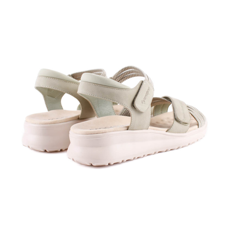 SANDALIA GOMAS CUÑA VERDE ABZ30159